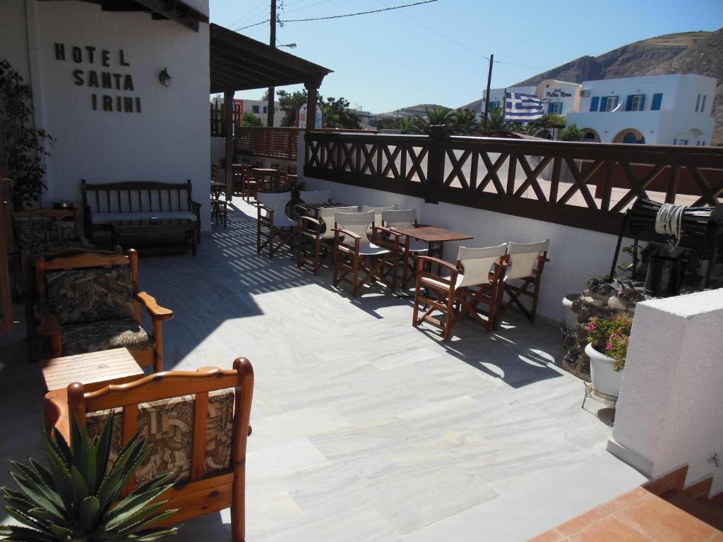 Santa Irini Hotel Períssa Eksteriør bilde
